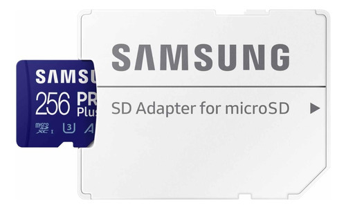Samsung Tarjeta Memoria Microsd Evo Pro Plus 256 Gb 180 Mb/s