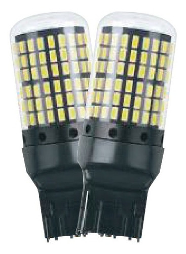 Foco Lagrimón Blanco 144 Led 2 Contactos Canbus Auto 12/24v