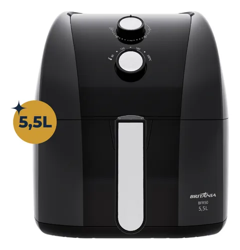 Air Fryer Britânia 5,5L 1500W Antiaderente Redstone BFR50 220V