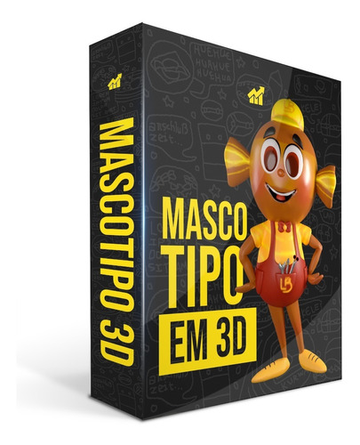 Mascotipo - Mascote + Logo 3d Criação Avatar 360° Logomarca