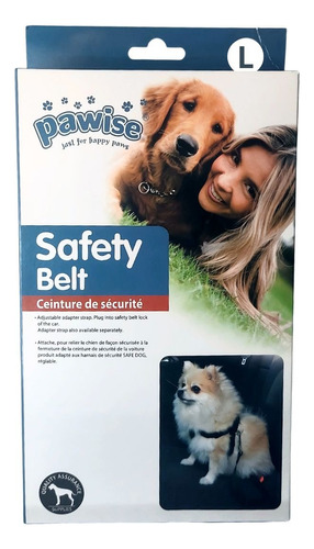 Pawise Arnes Con Cinturon Seguridad Mascotas Perro Talla L