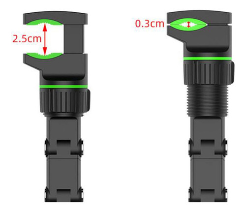 Soporte Para Teléfono Con Espejo Retrovisor Verde Verde