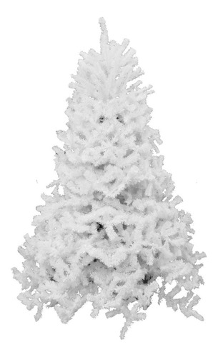 Árbol De Navidad Pino Frondoso Monte Rey Blanco 2.20 Mt Ilu 