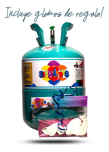 Helio Para Globos (no Mezclado Con Aire)