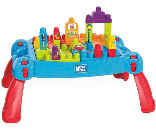 Blocos De Encaixe - Mega Blocks Mesa Portátil De Construção