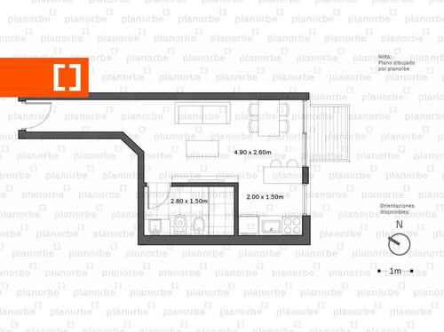 Venta De Apartamento Obra Construcción Monoambiente En Pocitos Nuevo, Yes Unidad 406