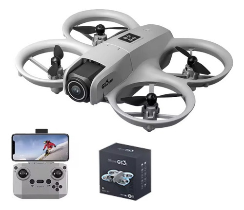 Mini Drone Gt3 Camera Hd C/ Sensor De Obstáculo E Altitude