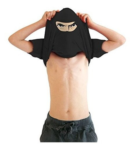 Disfraz De Ninja Juvenil, Tiron De La Camiseta, Divertido, M