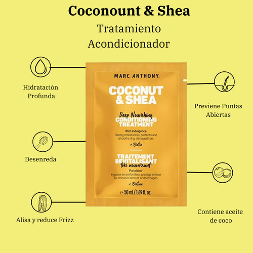 12pack Marc Anthony Tratamiento Aceite Coco Reparador Intens