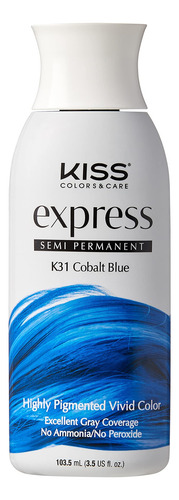 Kiss Express Color #k31 Semi-permanente Cobalt Blue