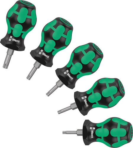 Herramientas Wera Juego Destornilladores Cortos Stubby Torx