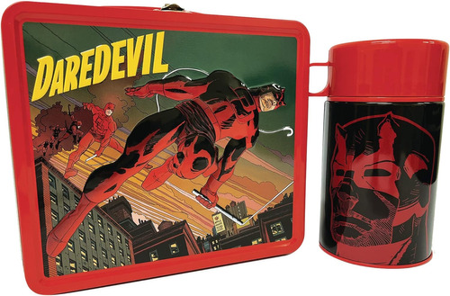 Marvel: Daredevil Presenta Lonchera Y Bebidas C Exclusivos