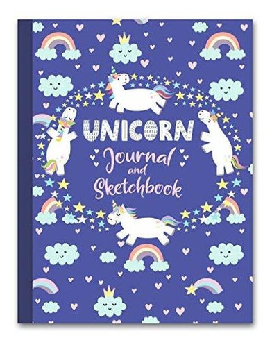 Book : Unicorn Journal And Sketchbook Journal And Notebook.