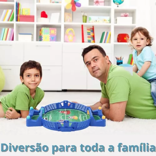 Mini Jogo Futebol De Mesa Portátil Brinquedo Infantil Arena