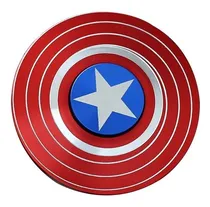 Comprar Fidget Spinner Capitan America De Metal Con Estuche