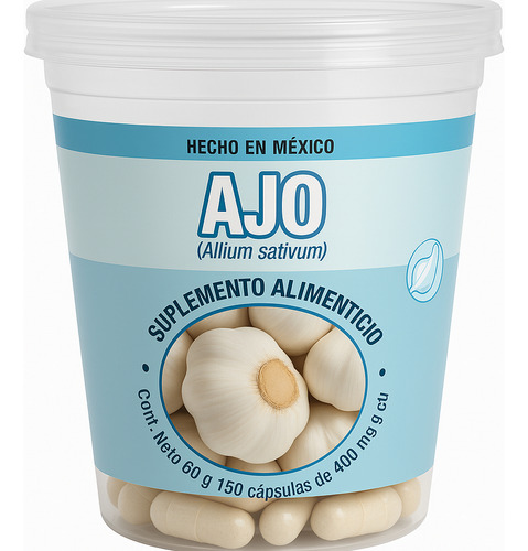 150 Cap 400mg Tecnonatura Ajo