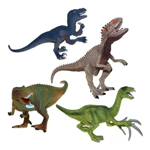 Dinosaurios Set De 6 Piezas 15 Cm. Juguetes Para Niños 