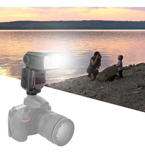 Triopo Tr-950 Luz De Flash Profesional En La Cámara Externa