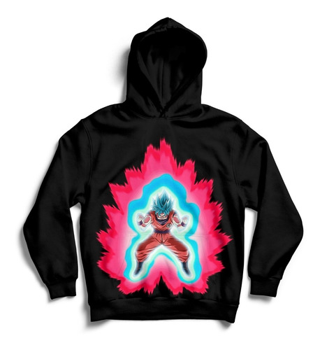 Dragon Ball  Buzo Goku Estampado Frente Y Espalda Kamehaaa