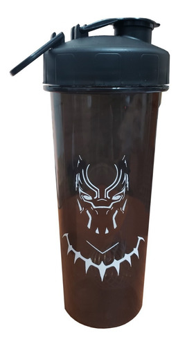 Shaker Pantera Negra Design Vaso Gym Caramañola 750bpa Free