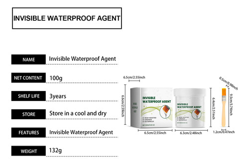 Pegamento Invisible De 100 Ml, Pegamento Sellador Para Const