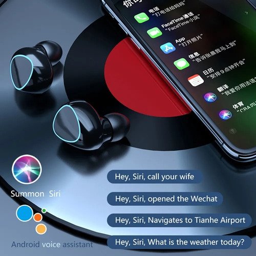 Nnn Audífonos In-ear Inalámbricos Bluetooth M10 Negro Color