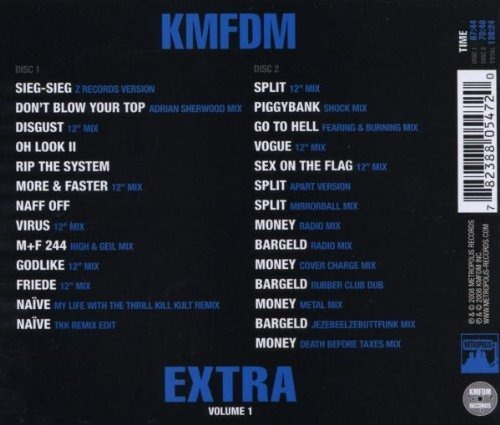 CD Extra Vol. 1 (2cd) - Kmfdm