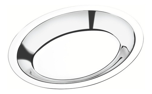 Plato Bandeja Oval Tramontina Acero Inox. 20 Cm X 14 Cm Cuot