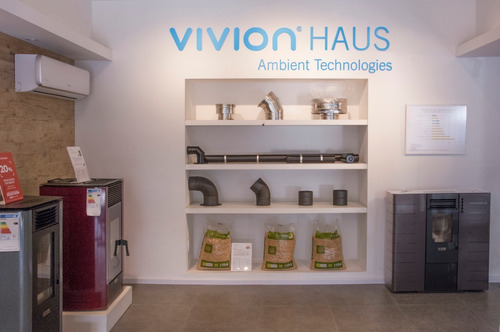 Vivion Haus Forte 7 Calefactor A Pellet 7kw Con Wifi