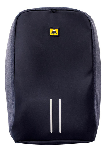 Mochila Antirrobo Skypeak Negra Para Laptop 15 Funda Lluvia Color Negro Diseño de la tela Poliéster