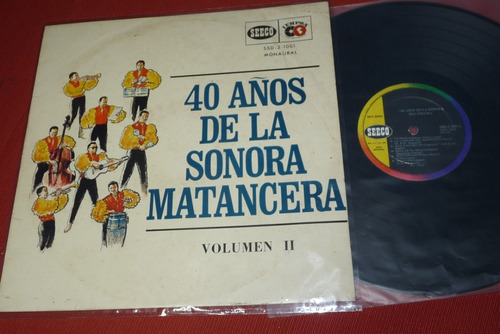 Jch- 40 Años De La Sonora Matancera Vol.2 Salsa Lp