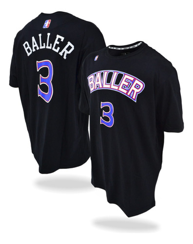 Remera Oversize Baller Brand Rookie Negro