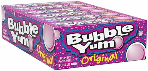 Dulces, Chicles Americanos Importados Bubble Yum® X 18