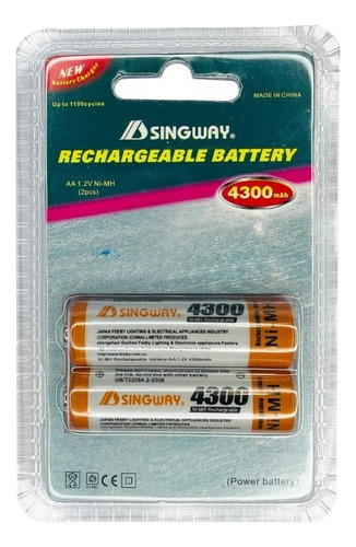 20x Pilas Recargables Aa 4300mah Ni-mh