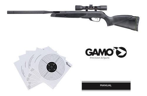 Rifle Nitro Piston .22 Gamo Raptor Whisper 975 Fps Xtreme P