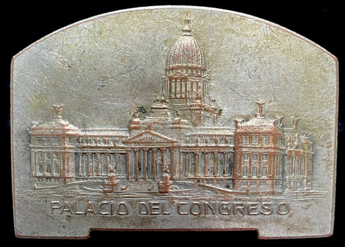 Medalla Buenos Aires. Palacio Del Congreso, Centenario 1910