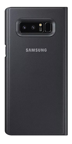 Case S-view Flip Cover Para Galaxy Note 8 Original Negro