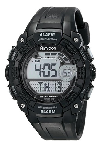 Reloj Digital Armitron Sport 408209blk Para Hombre