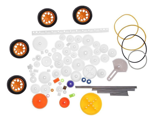 Kit De Engranajes De Plástico Para Robot Diy