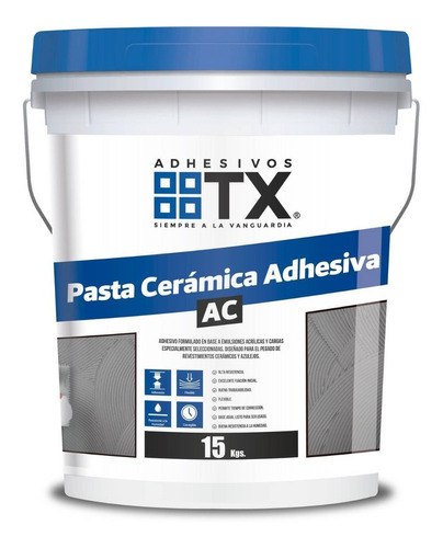 Adhesivo Cerámico En Pasta A C 15kg Tx