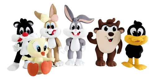 Baby Looney Tunes 吸盤付マスコット 8体セット Kit Personagens Baby Looney Tunes | MercadoLivre