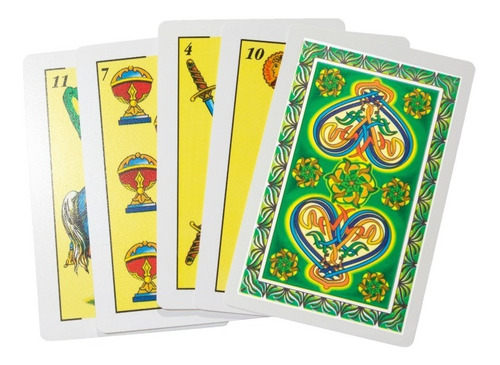 Imagen 1 de 6 de Baraja Española 100% Plástica. 40 Cartas