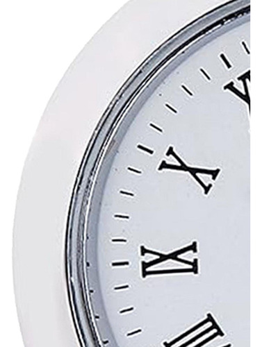 Round Clock Insert Diy Crafts Decorative Repair Argent Frame