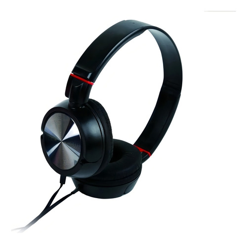 Auricular Vincha Cable 3,5 Daewoo Microfono Ideal Pc Celular Color Negro
