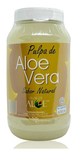 Pulpa De Aloe Vera 100% Aloe Barbadensis Sábila Natural