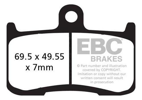 Pastilla Freno Ebc Fa347hh Triumph Street Triple 675 R 13-15