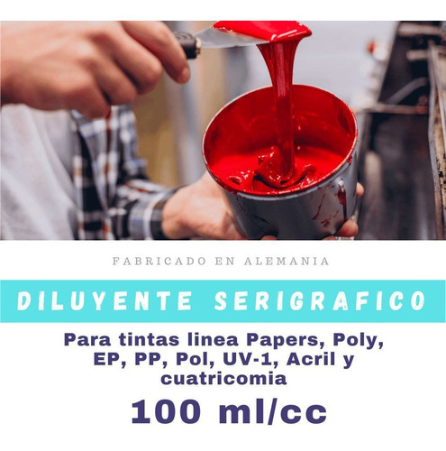 Diluyente Serigrafico Para Tintas 100ml