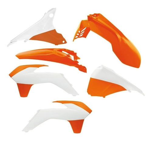 Kit Plasticos Ktm Exc 300 2016 Naranja Rtech