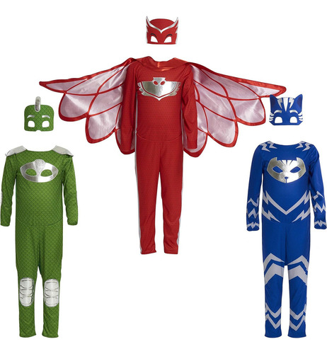 Set De Disfraz Turbo Blast Gekko De Pj Masks Con Mascara ...