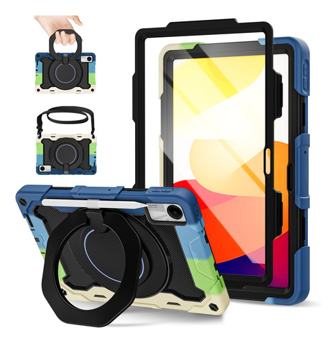 Funda Para Xiaomi Redmi Pad Se 11 2023 Uso Rudo Con Correa